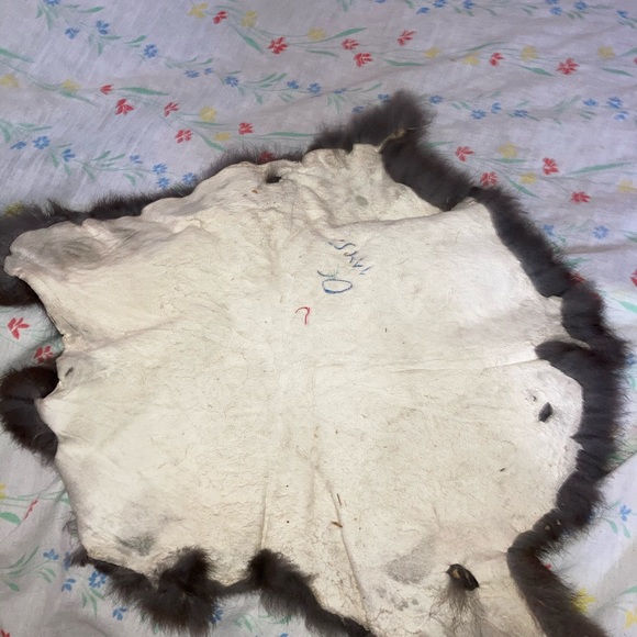 Real rabbit hide( brown in color) - Picture 2 of 2